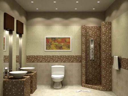 دکوراسیون حمام و سرویس بهداشتی زیبا و جدید