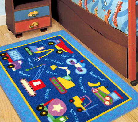 عکس از مدل فرش اتاق کودکان