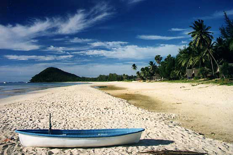 ساحل chumphon در تایلند