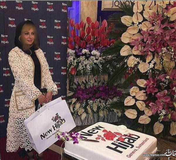 عکس نیوشا ضیغمی با مانتوی دانتل میلیونی اش