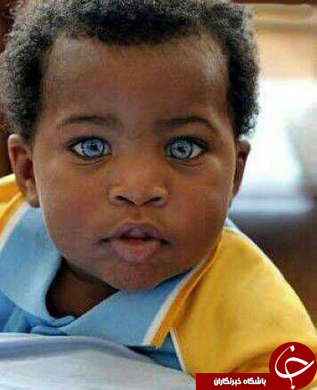 چشم های این کودک بسیار خاص و زیباست