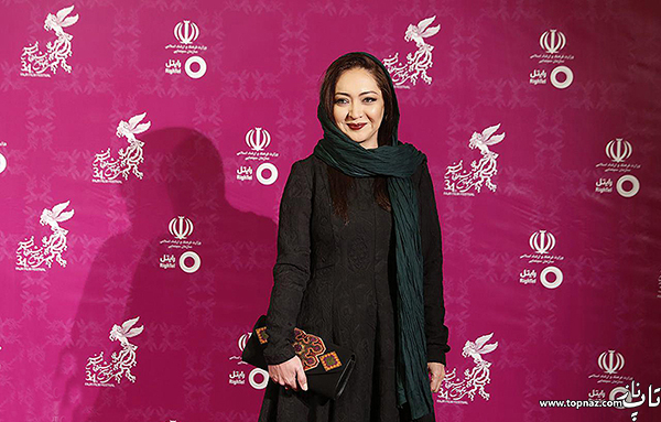  نیکی کریمی در افتتاحیه سی و چهارمین جشنواره فیلم فجر