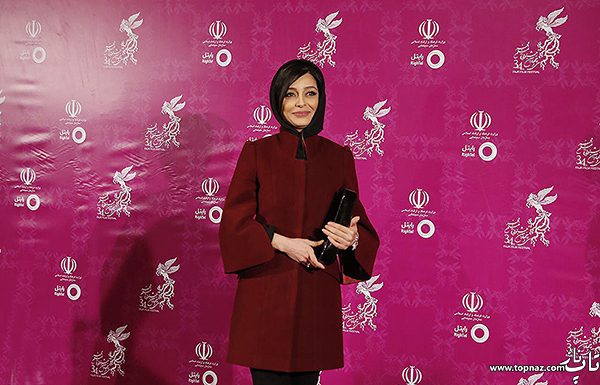 ساره بیات در افتتاحیه سی و چهارمین جشنواره فیلم فجر