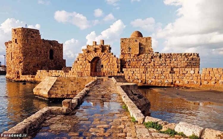صیدا یا صیدون، لبنان – قدمت آن به حدود 4000 سال پیش از میلاد بازمی‌گردد