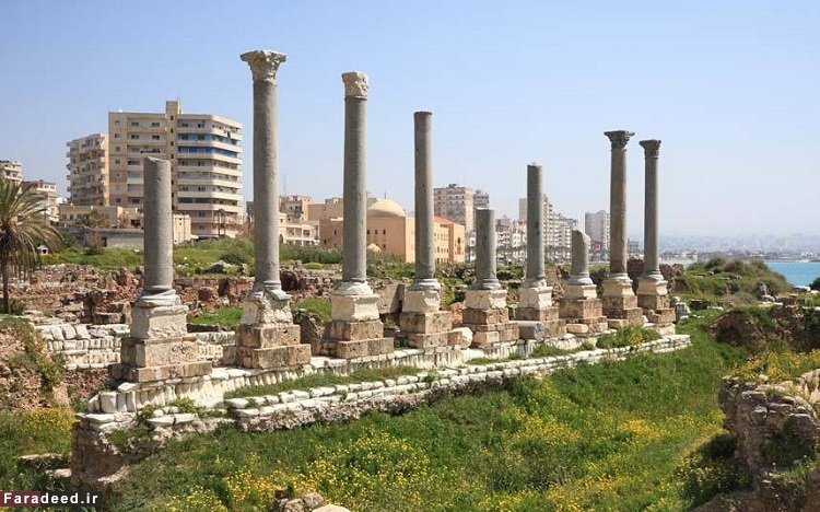 صور یا تایر، لبنان – قدمت آن به حدود 2750 سال پیش از میلاد بازمی‌گردد