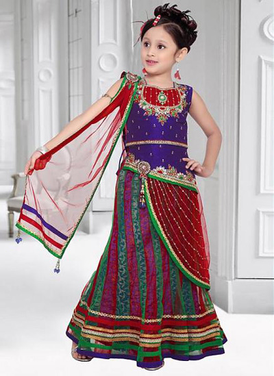 زیباترین مدل لباس هندی مجلسی بچه گانه