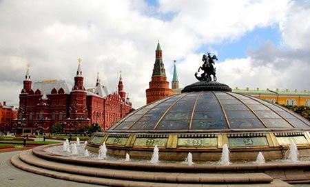 جاذبه های دیدنی و گردشگری مسکو در روسیه