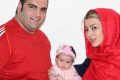 عکس جدید بهداد سلیمی در کنار همسر و دخترش