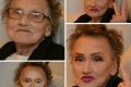 عکس های جالب و دیدنی آرایش کردن پیرزن 80 ساله!