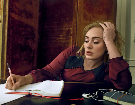 عکس های جذاب ادل Adele روی جلد مجله Vouge