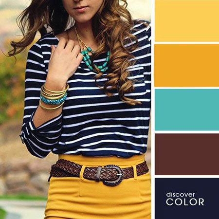 ست لباس های رنگی در تابستان با رنگ های تند