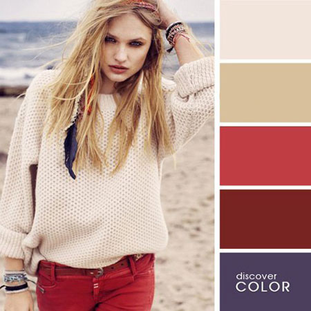 ست لباس های رنگی در تابستان با رنگ های تند