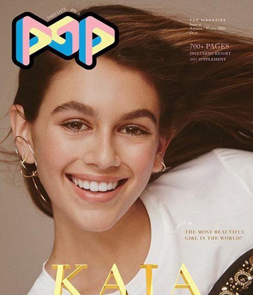 عکس های دختر 14 ساله کاپ برگر سوپر مدل زیبا روی جلد مجله