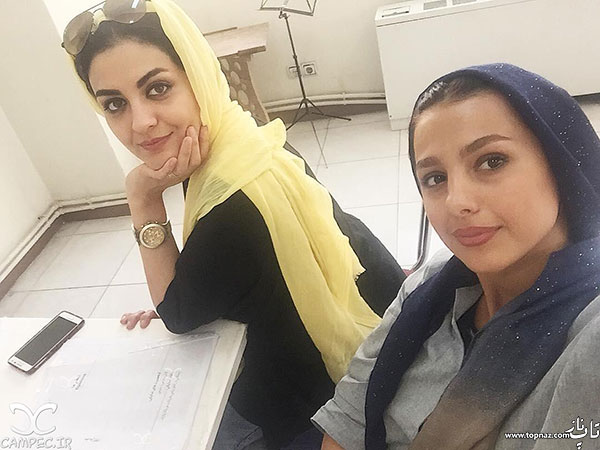 عکس سلفی جوانه دلشاد با لیلا ایرانی عکس سلفی جوانه دلشاد با لیلا ایرانی