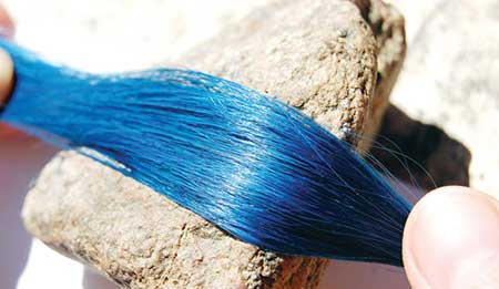 مدل رنگ مو آبی جینی