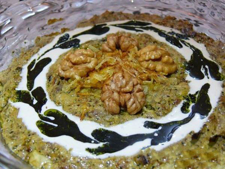 عکس های زیبا از تزیین حلیم بادمجان