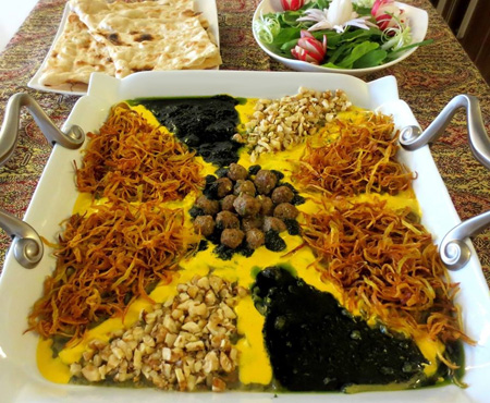 عکس های زیبا از تزیین حلیم بادمجان