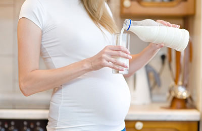 نوشیدن شیر زنان حامله