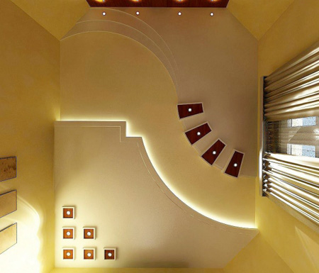 عکس و ایده های زیبا نورپردازی سقف در طراحی داخلی منزل