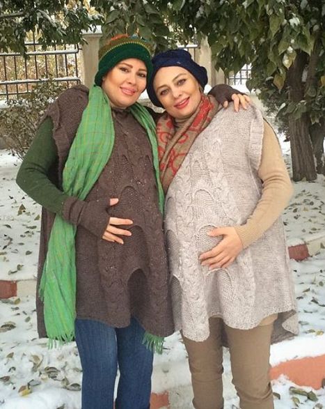 بارداری همزمان یکتا ناصر با خواهرش نیکتا ناصر! + عکس خواهرش