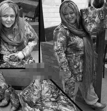 عکس از مدل لباس خفن نظامی بهاره رهنما بازیگر زن