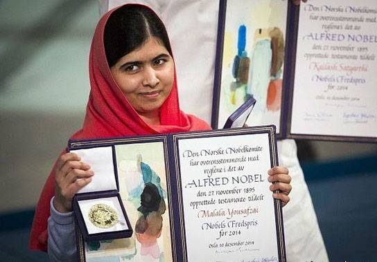 ملاله یوسف زَی (Malala Yousafzai)، فعال مدنی و جوان ترین برنده جایزه صلح نوبل