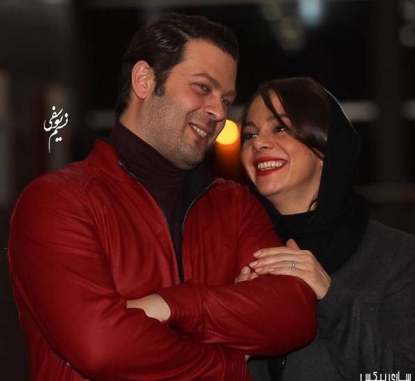 عکس پژمان بازغی و همسرش در جشنواره فجر35