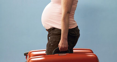 مسافرت زن حامله