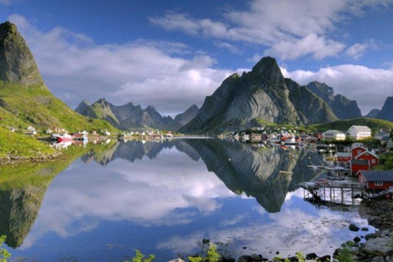 روستای رین ، در نروژ.