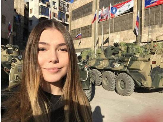 عکس های دختر قوی خوش اندام روس در سوریه