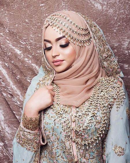 زیباترین مدل لباس های عروس پوشیده اسلامی