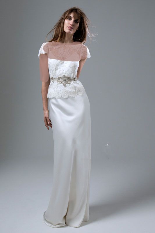تصاویر مدل لباس عروس ساده و شیک برند Halfpenny