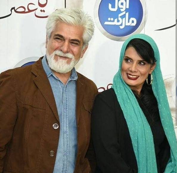حسین پاکدل و همسرش عاطفه رضوی