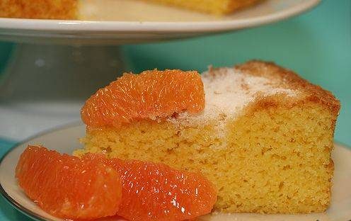 طرز تهیه کیک پرتقال و آرد ذرت کیکی ساده و خوشمزه