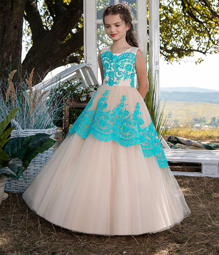 زیباترین مدل لباس مجلسی پرنسسی دخترانه JeorjettDress