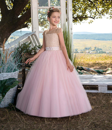 زیباترین مدل لباس مجلسی پرنسسی دخترانه JeorjettDress