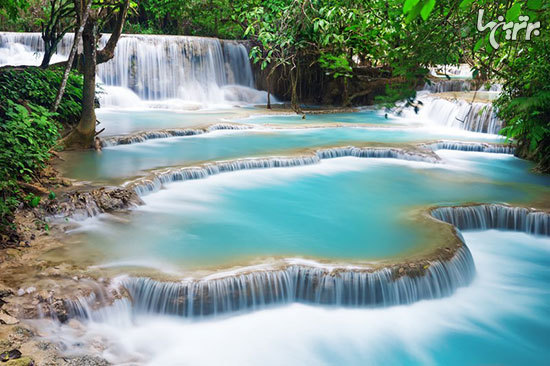 آبشار کوانگ سی (Kuang Si Falls)، لوآنگ پرابانگ، لائوس