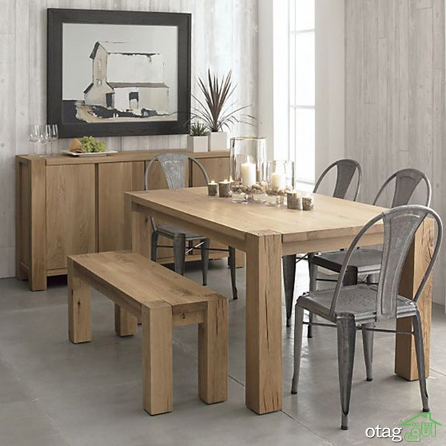 مدل های جدید میز ناهار خوری چوبی کلاسیک و مدرن