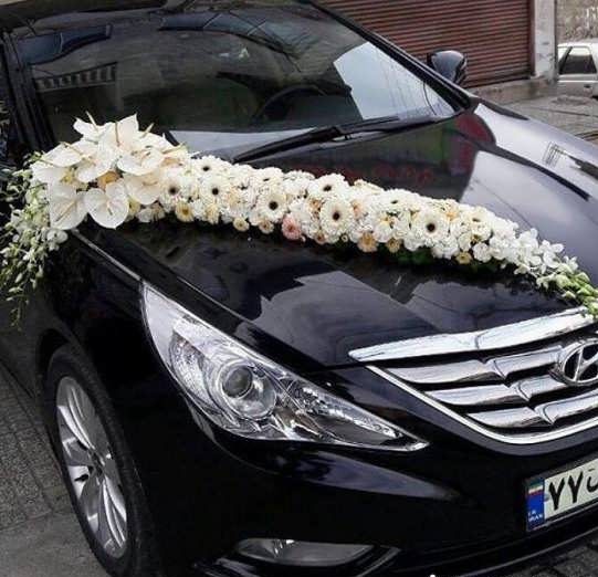 ماشین عروس مشکی
