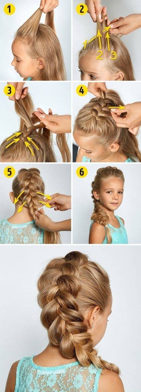 آموزش بافت موی دختر شما به زیباترین شیک در کمتر از 3 دقیقه
