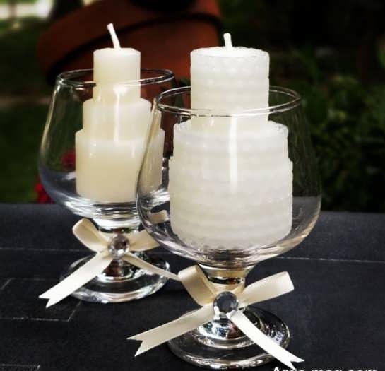 گیفت عروسی با شمع
