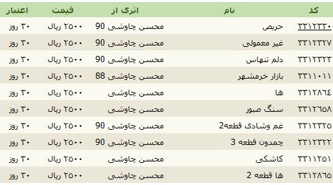 تقویم سال 1391