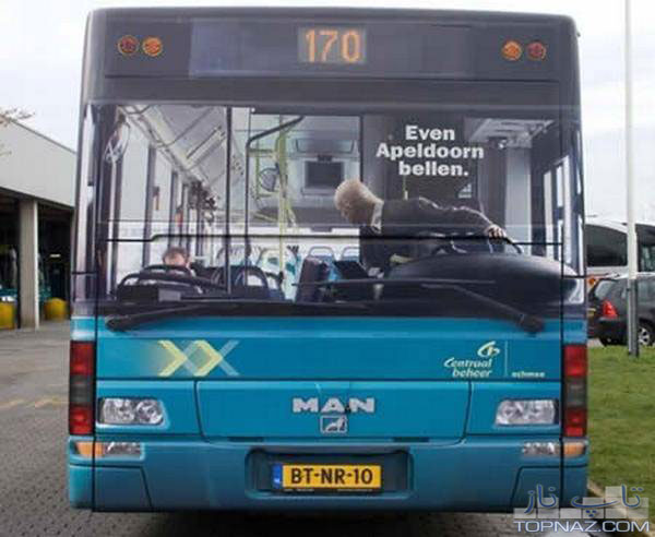 تبلیغات جالب و دیدنی بر روی اتوبوس