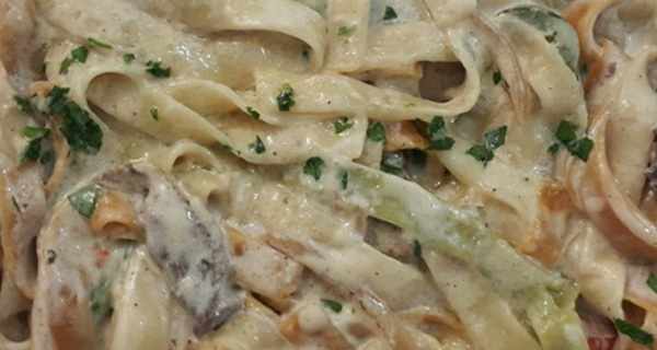 طرز تهیه پاستا با مرغ