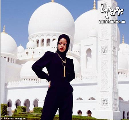 مدل لباس جالب ریحانا در امارات 