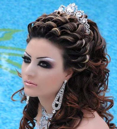مدل آرایش خلیجی عروس