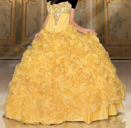 مدل لباس نامزدی پرنسسی