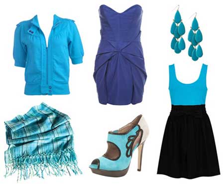 راهنمای انتخاب لباس آبی رنگ