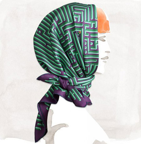 مدل روسری هرمس 2014