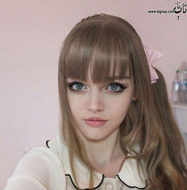 عکس دختر عروسکی شبیه به باربی عکس دختر عروسکی شبیه به باربی